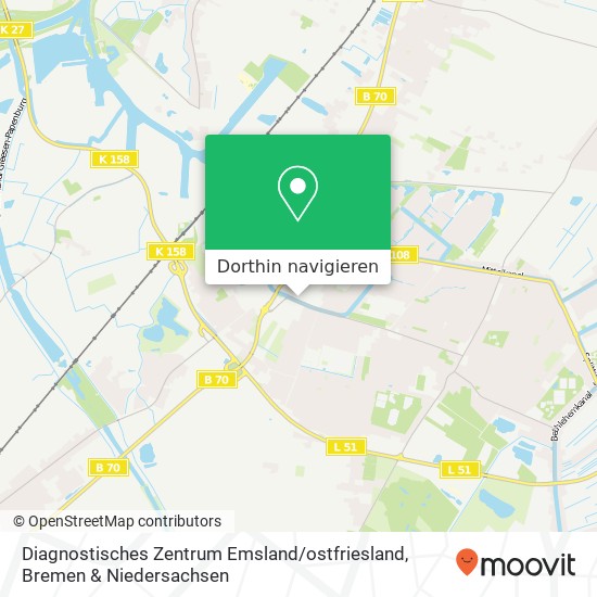 Diagnostisches Zentrum Emsland / ostfriesland Karte