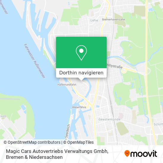 Magic Cars Autovertriebs Verwaltungs Gmbh Karte