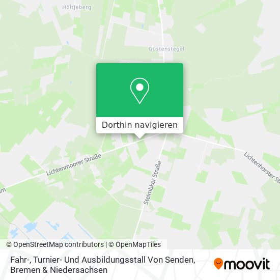 Fahr-, Turnier- Und Ausbildungsstall Von Senden Karte