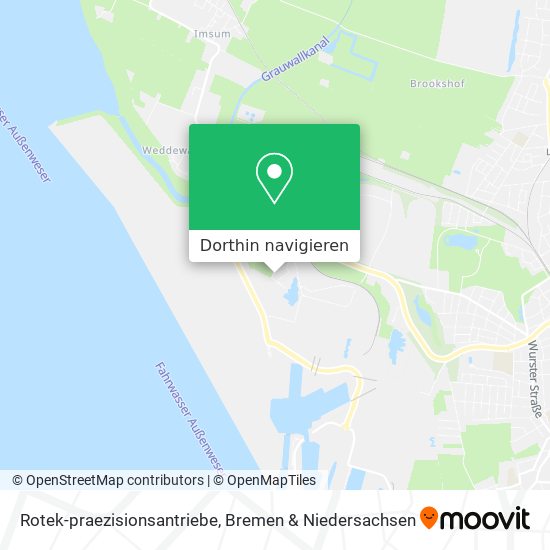 Rotek-praezisionsantriebe Karte