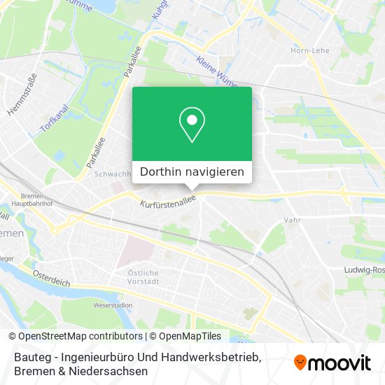 Bauteg - Ingenieurbüro Und Handwerksbetrieb Karte