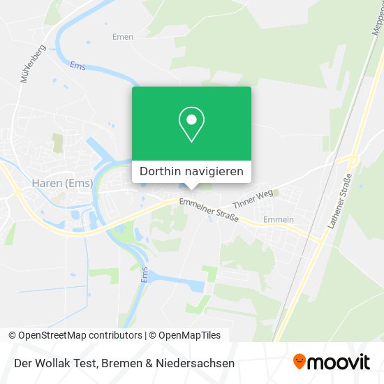Der Wollak Test Karte