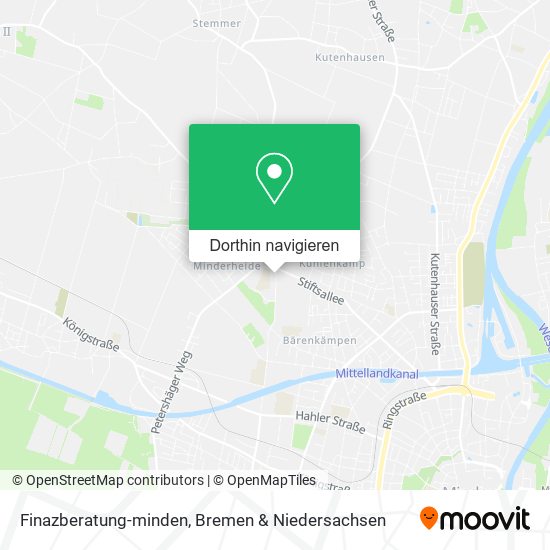 Finazberatung-minden Karte