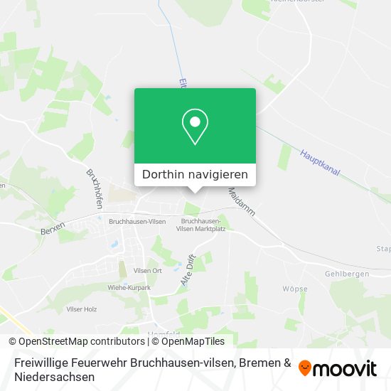 Freiwillige Feuerwehr Bruchhausen-vilsen Karte