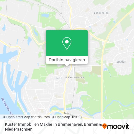 Küster Immobilien Makler In Bremerhaven Karte