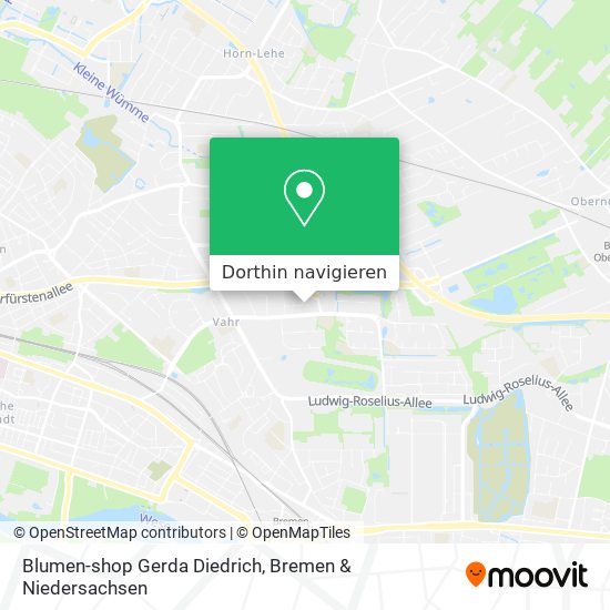 Blumen-shop Gerda Diedrich Karte