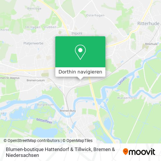 Blumen-boutique Hattendorf & Tillwick Karte