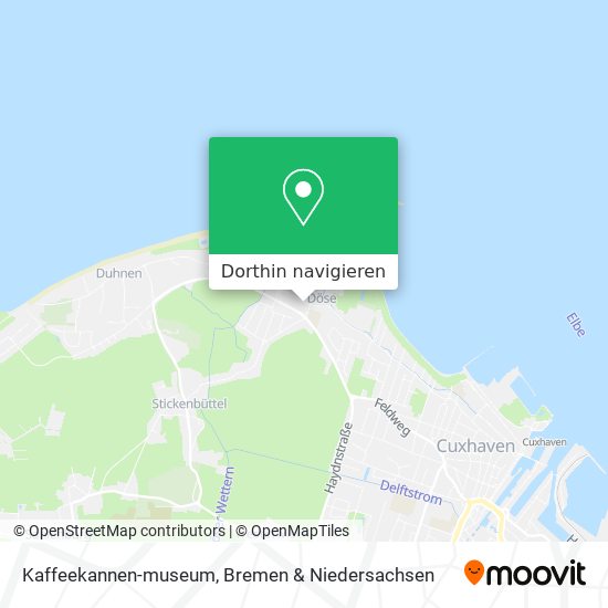 Kaffeekannen-museum Karte