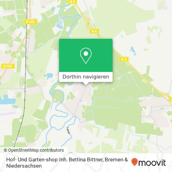 Hof- Und Garten-shop Inh. Bettina Bittner Karte