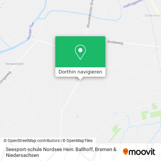 Seesport-schule Nordsee Hein. Ballhoff Karte