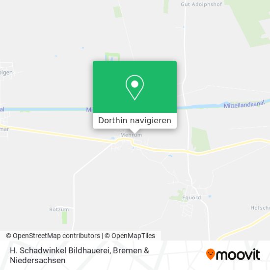 H. Schadwinkel Bildhauerei Karte