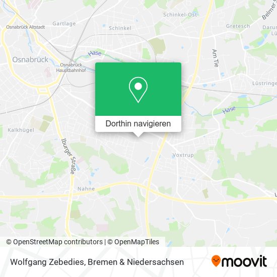 Wolfgang Zebedies Karte