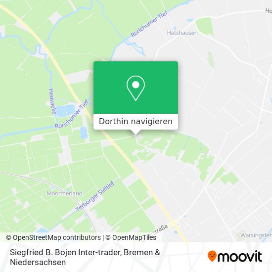 Siegfried B. Bojen Inter-trader Karte