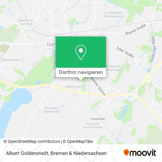 Albert Goldenstedt Karte