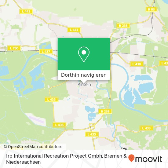 Irp International Recreation Project Gmbh Karte