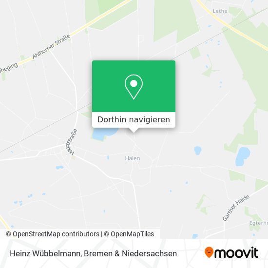Heinz Wübbelmann Karte
