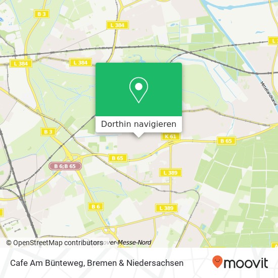 Cafe Am Bünteweg Karte
