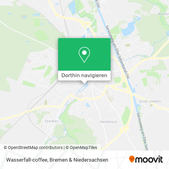 Wasserfall-coffee Karte