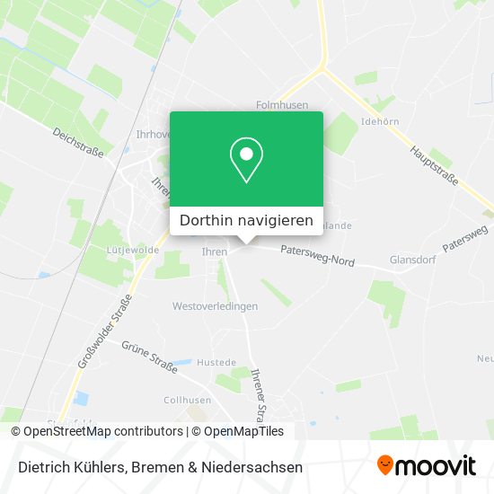 Dietrich Kühlers Karte