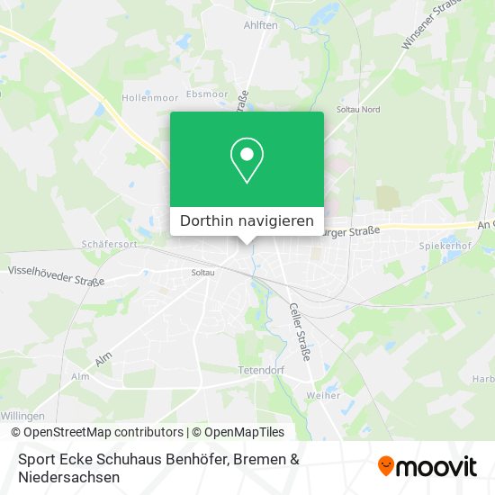 Sport Ecke Schuhaus Benhöfer Karte