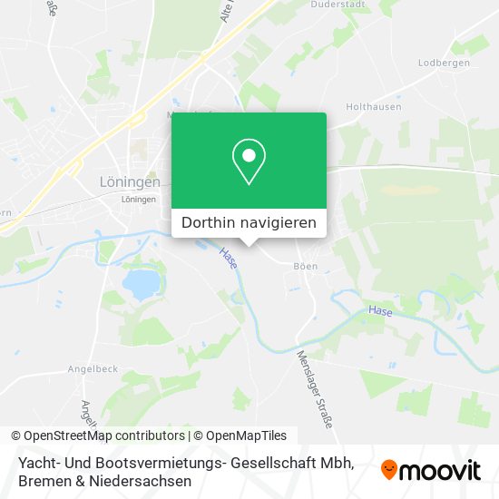 Yacht- Und Bootsvermietungs- Gesellschaft Mbh Karte