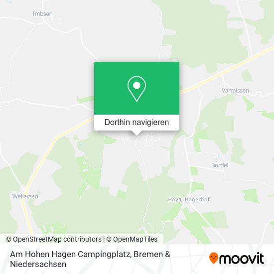 Am Hohen Hagen Campingplatz Karte