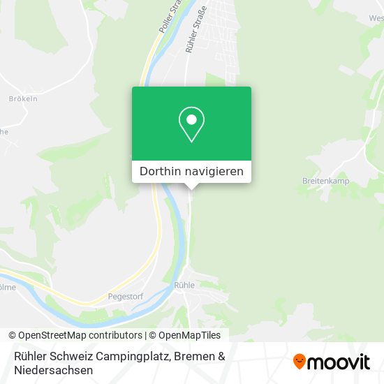 Rühler Schweiz Campingplatz Karte