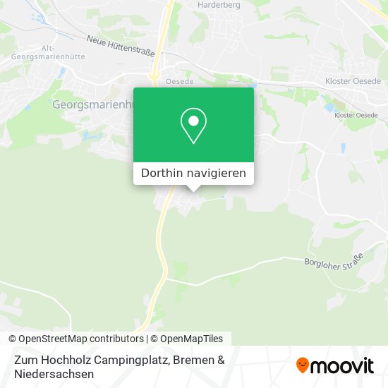 Zum Hochholz Campingplatz Karte
