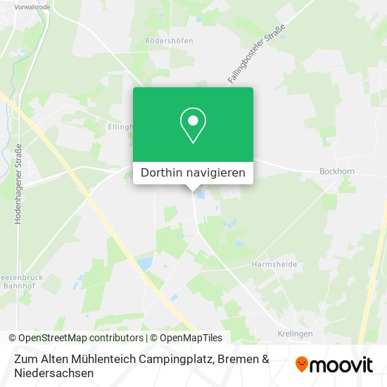 Zum Alten Mühlenteich Campingplatz Karte