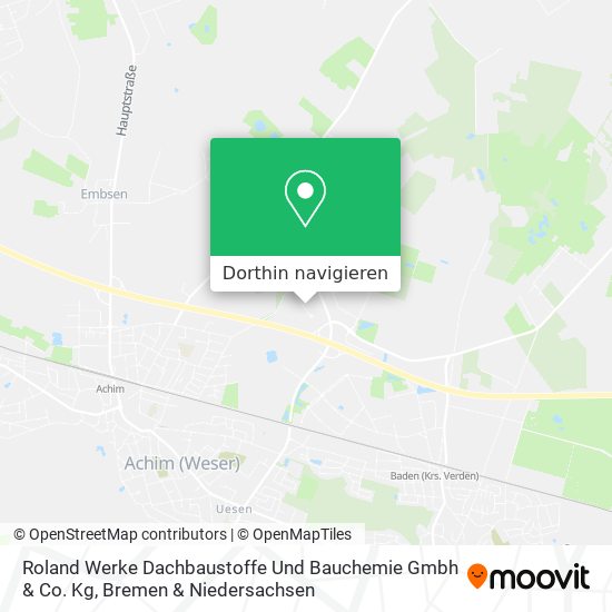 Roland Werke Dachbaustoffe Und Bauchemie Gmbh & Co. Kg Karte