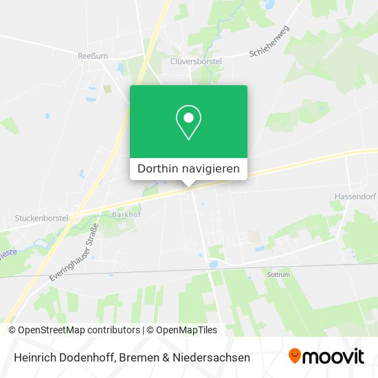 Heinrich Dodenhoff Karte