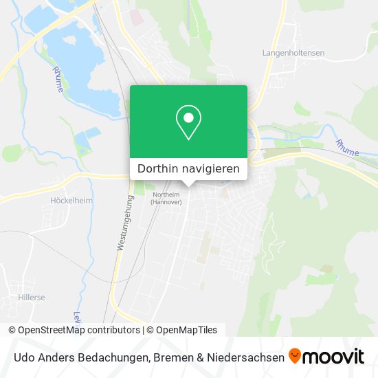 Udo Anders Bedachungen Karte
