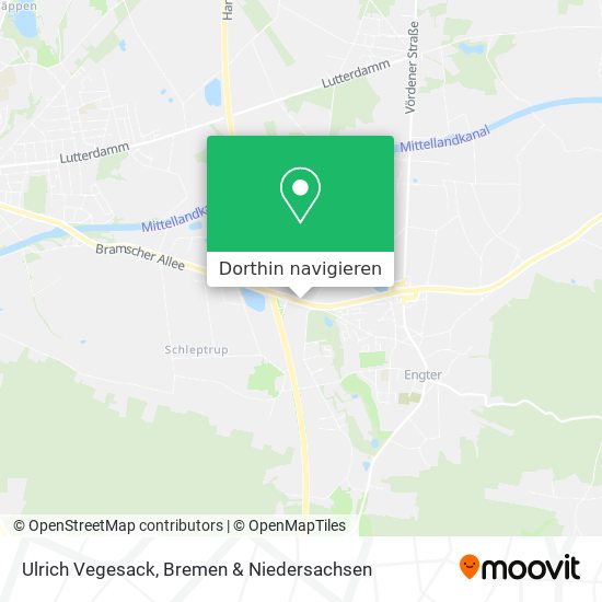 Ulrich Vegesack Karte