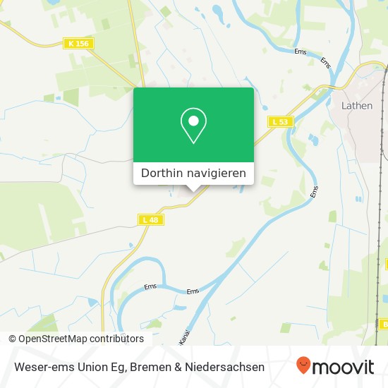 Weser-ems Union Eg Karte