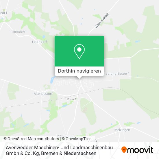 Avenwedder Maschinen- Und Landmaschinenbau Gmbh & Co. Kg Karte