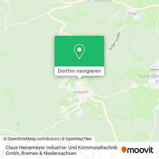 Claus Heinemeyer Industrie- Und Kommunaltechnik Gmbh Karte