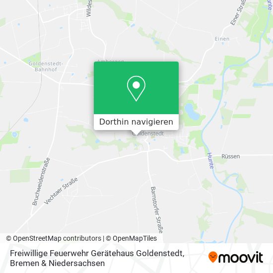 Freiwillige Feuerwehr Gerätehaus Goldenstedt Karte