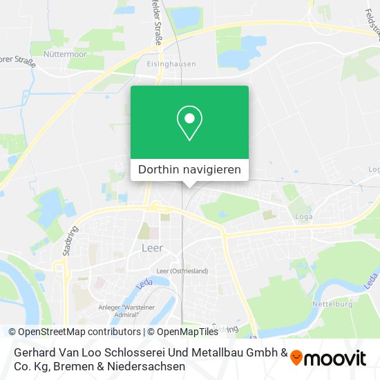 Gerhard Van Loo Schlosserei Und Metallbau Gmbh & Co. Kg Karte