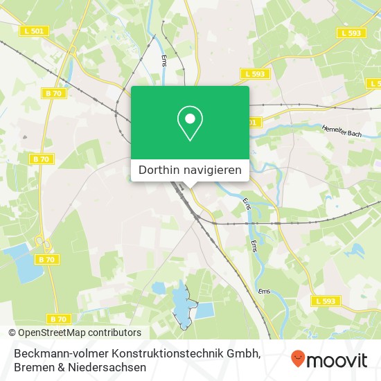 Beckmann-volmer Konstruktionstechnik Gmbh Karte