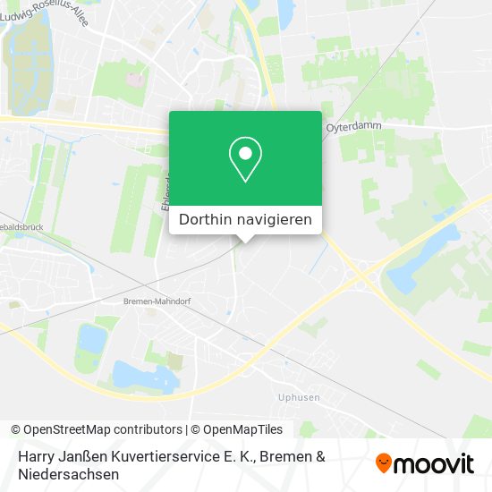 Harry Janßen Kuvertierservice E. K. Karte