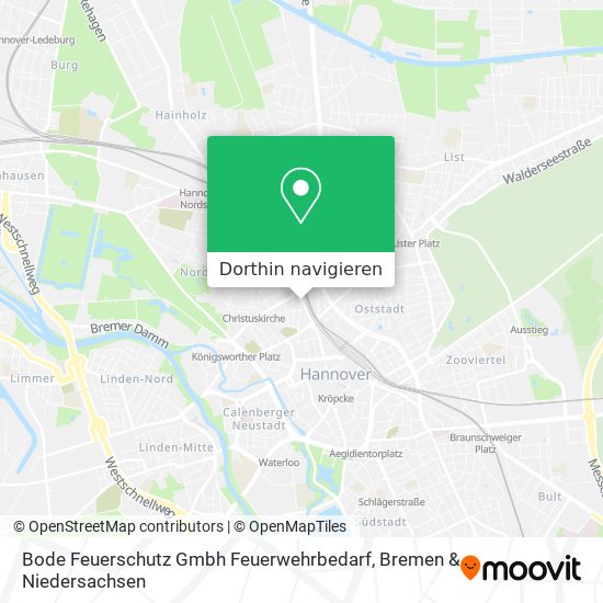 Bode Feuerschutz Gmbh Feuerwehrbedarf Karte