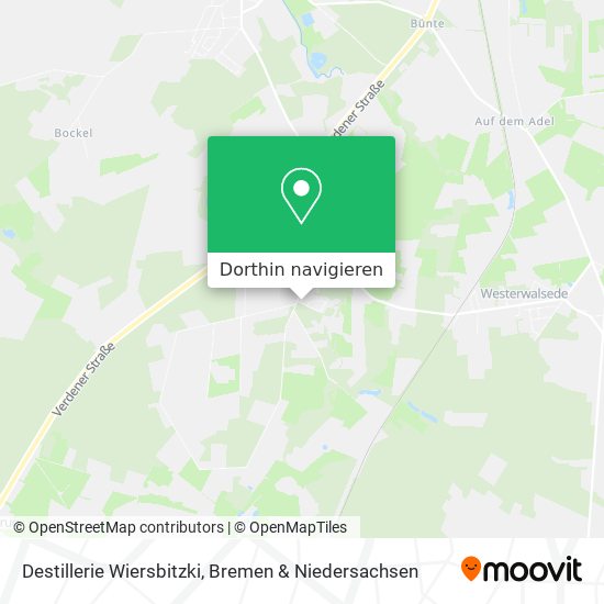Destillerie Wiersbitzki Karte