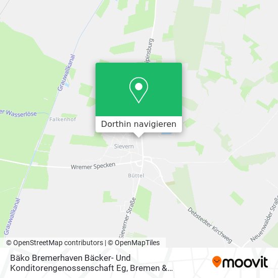 Bäko Bremerhaven Bäcker- Und Konditorengenossenschaft Eg Karte