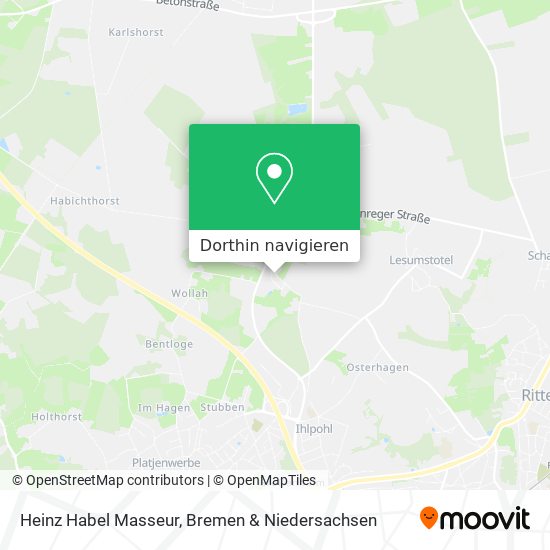 Heinz Habel Masseur Karte