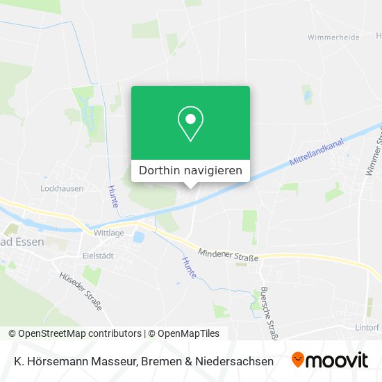 K. Hörsemann Masseur Karte