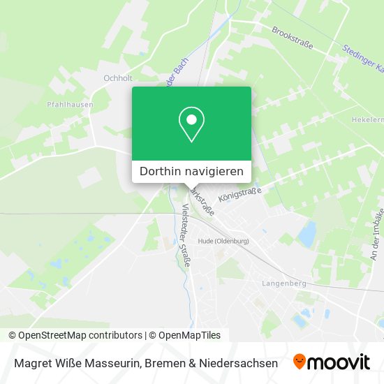 Magret Wiße Masseurin Karte