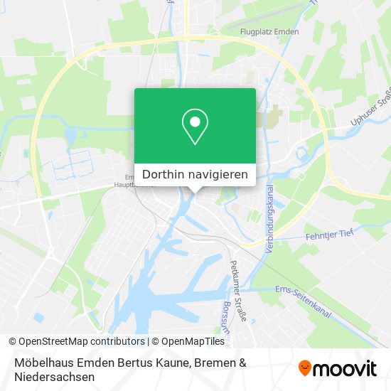 Möbelhaus Emden Bertus Kaune Karte
