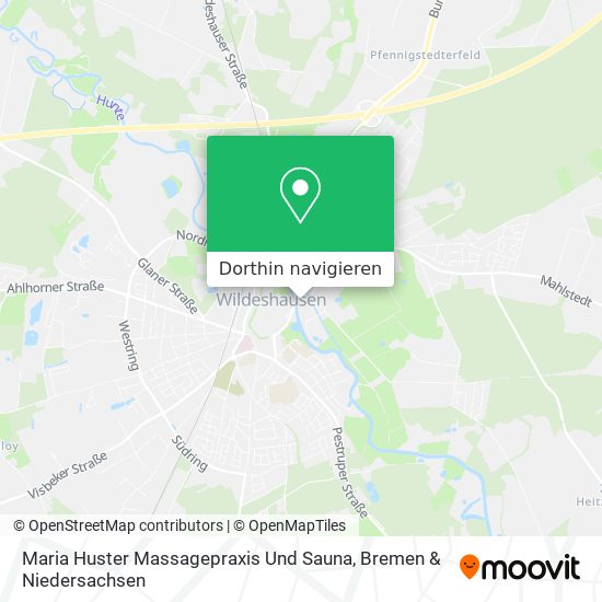 Maria Huster Massagepraxis Und Sauna Karte