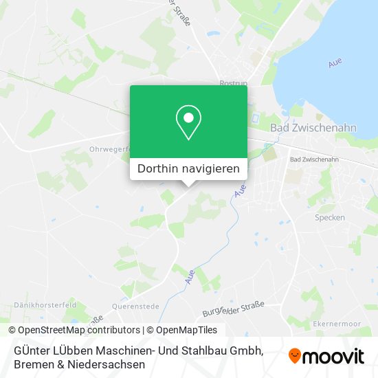GÜnter LÜbben Maschinen- Und Stahlbau Gmbh Karte