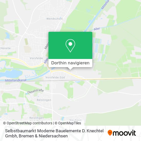 Selbstbaumarkt Moderne Bauelemente D. Knechtel Gmbh Karte